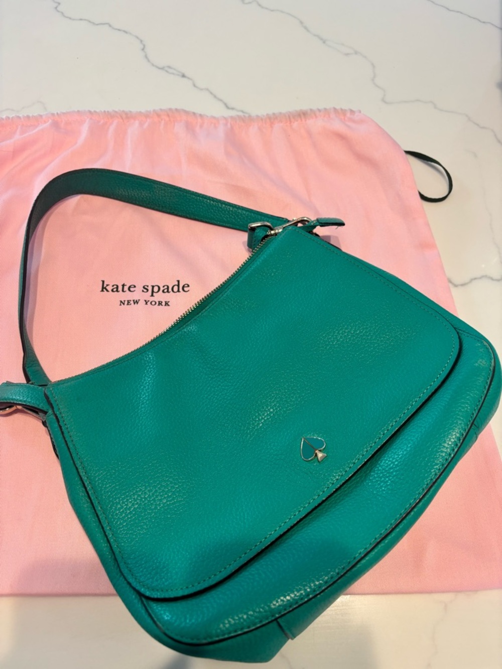 Kate Spade Polly Pebbled Leather Shoulder Bag